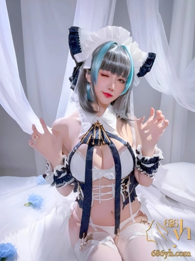 星之迟迟8月D柴郡花嫁魅惑COS 妖娆火辣身姿紧裹婚纱 娇羞挑逗反差诱惑直击灵魂沉沦！ 3