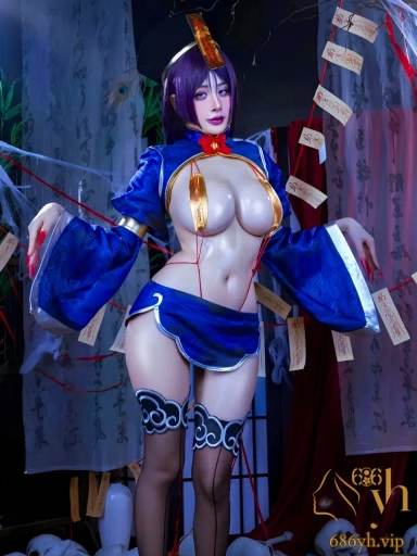极品福利姬Byoru COS僵尸少女 巨乳肥臀冷妆挑逗 画面香艳诱人至极！ 1