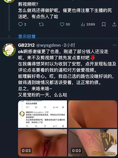 沉浸式当咯咯哒的一天 励志型外围小姐姐拍摄卖逼的VLOG 痛斥极端处男猛插不射 3