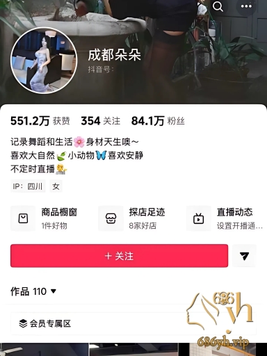 抖音80万粉丝网红 成都朵朵 H杯巨乳真空擦边骚舞 扭腰顶胯诱惑直接顶满 1