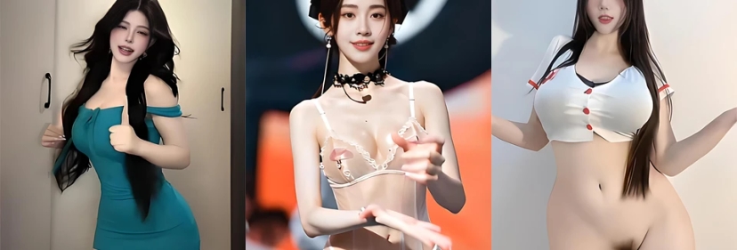 抖音爆火神曲 来杯好茶摇一摇 第二期 多位尤物献上裸舞 腰扭臀晃骚浪到爆