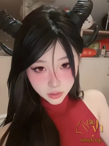 抖音网红 椰椰小蛙 阿黑颜盯射福利 cos魅魔寸止倒计时 拿捏各位的龟头！ 1